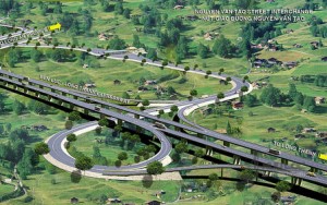 Triển khai thi công dự án Cao tốc Bến Lức Long Thành huyện Nhà Bè